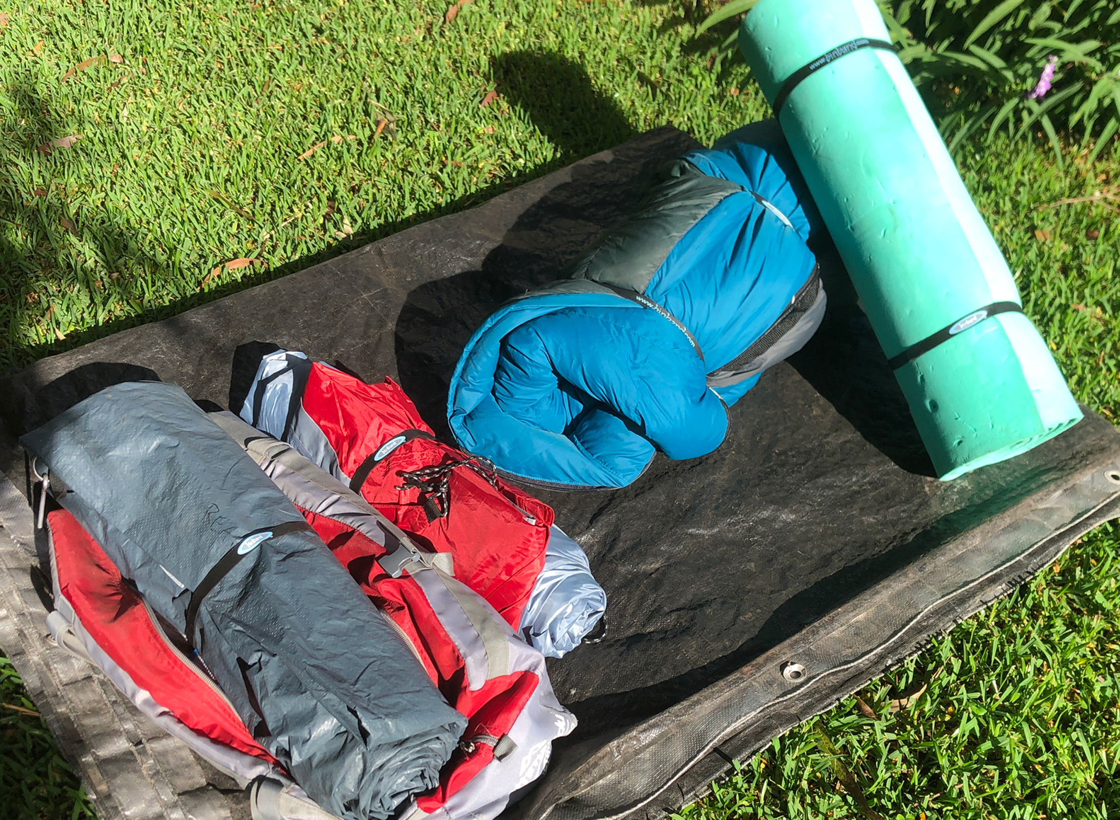 Use a Binband to pack and organise camping gear